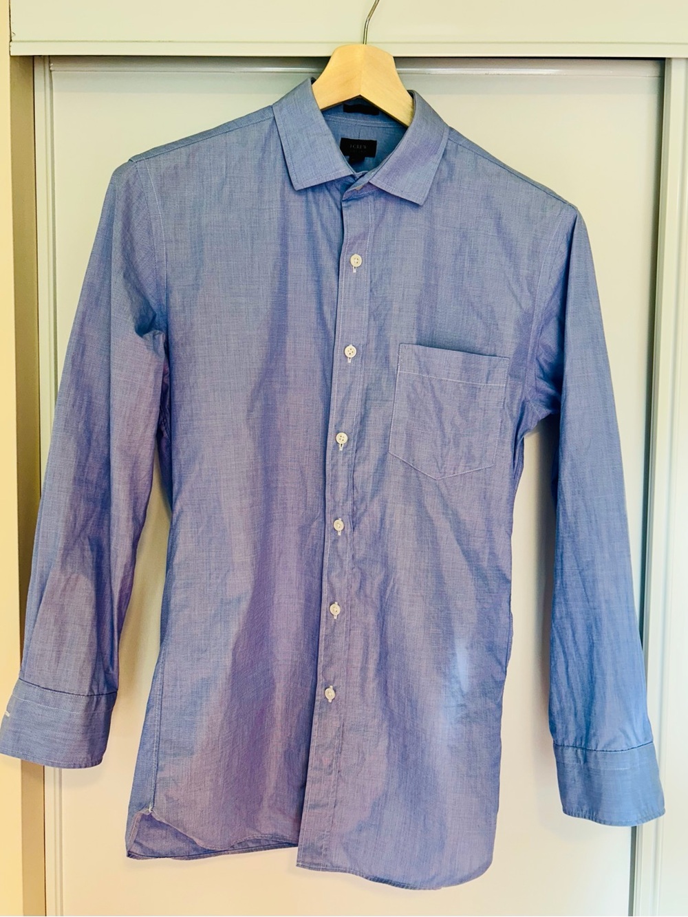J.Crew Ludlow Blue 2-Ply Dress Shirt